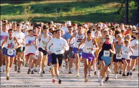 race for the cure runners